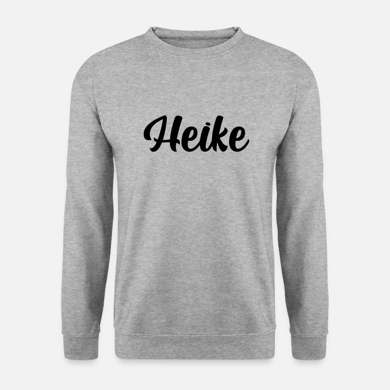 Heike - Unisex Pullover - Weißgrau meliert
