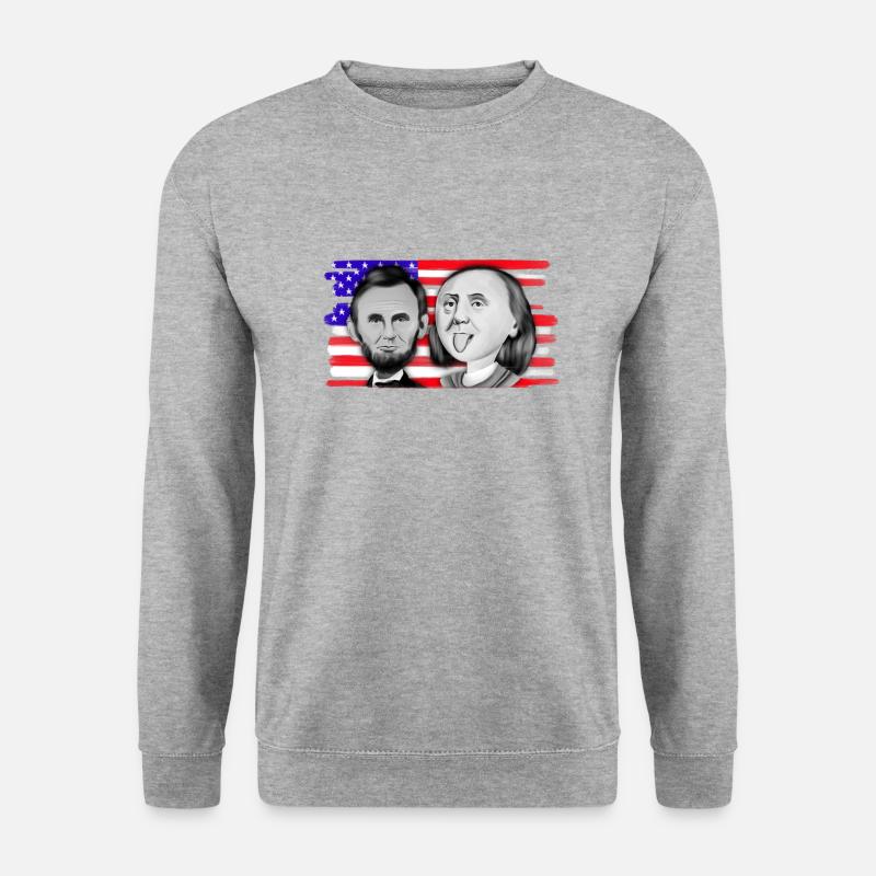 Franklin & Lincoln - Unisex Sweatshirt - salt & pepper