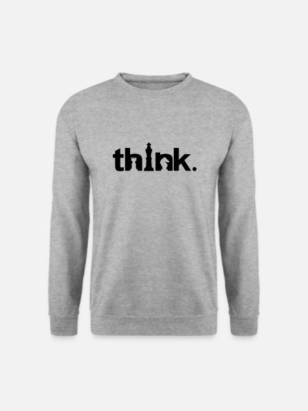 THINK - Unisex Sweatshirt - salt & pepper