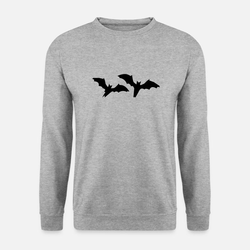 Two bats - Unisex Sweatshirt - salt & pepper