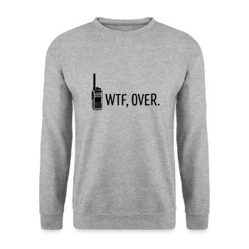 What's up? - Unisex Sweatshirt - salt & pepper - Front - Alina (178cm) & Michal (187cm)