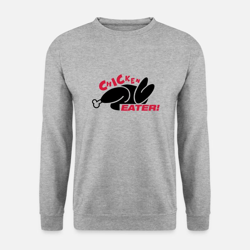 chicken_eater_gi2 - Unisex Sweatshirt - salt & pepper