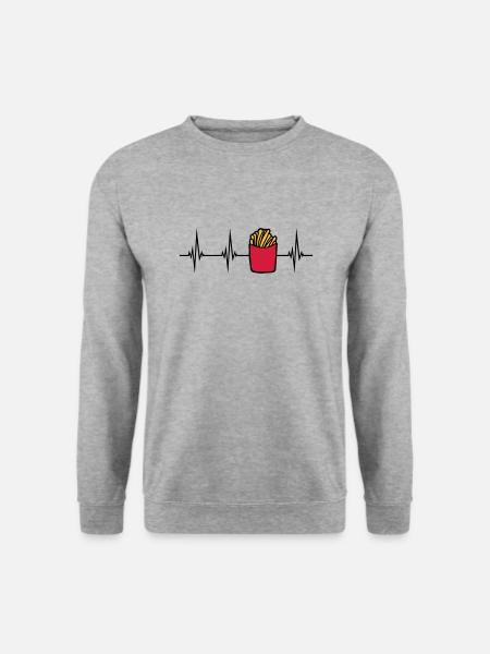 Pulse French Fries - Unisex Sweatshirt - salt & pepper