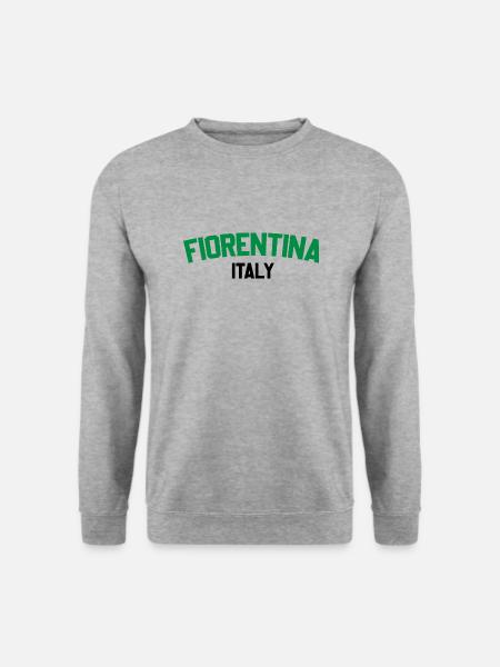 Fiorentina Italien - Unisex Pullover - Weißgrau meliert