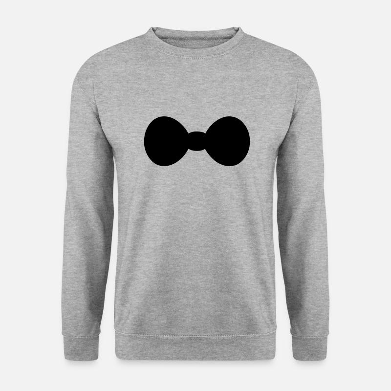 Binden - Unisex Pullover - Weißgrau meliert