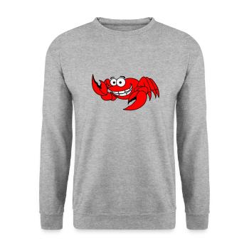 cancer - Sweat-shirt Unisexe - gris chiné - Devant - Alina (178cm) & Michal (187cm)