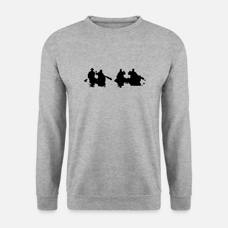 Kanu - Unisex Pullover - Weißgrau meliert