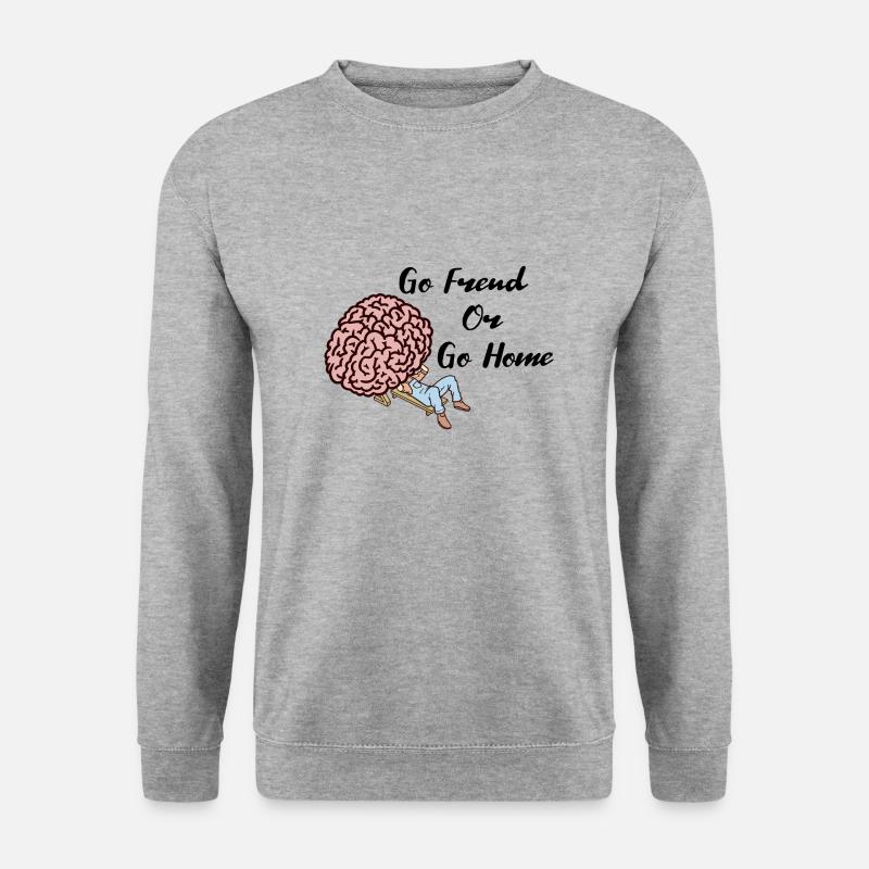 Psychiater Psychologie Therapie Sigmund Freud - Unisex Pullover - Weißgrau meliert