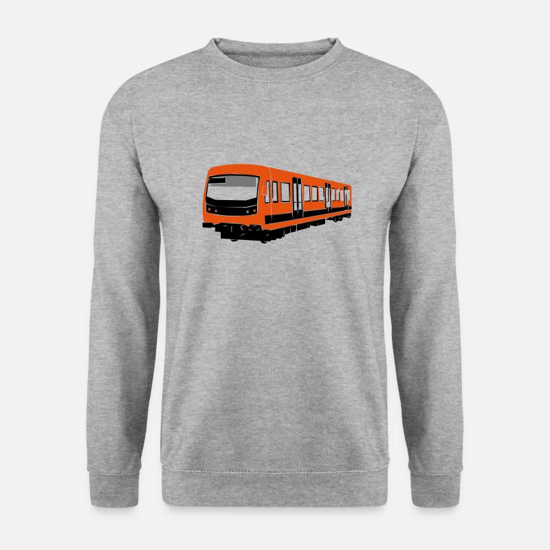 Helsinki Metro M300 - Unisex Pullover - Weißgrau meliert