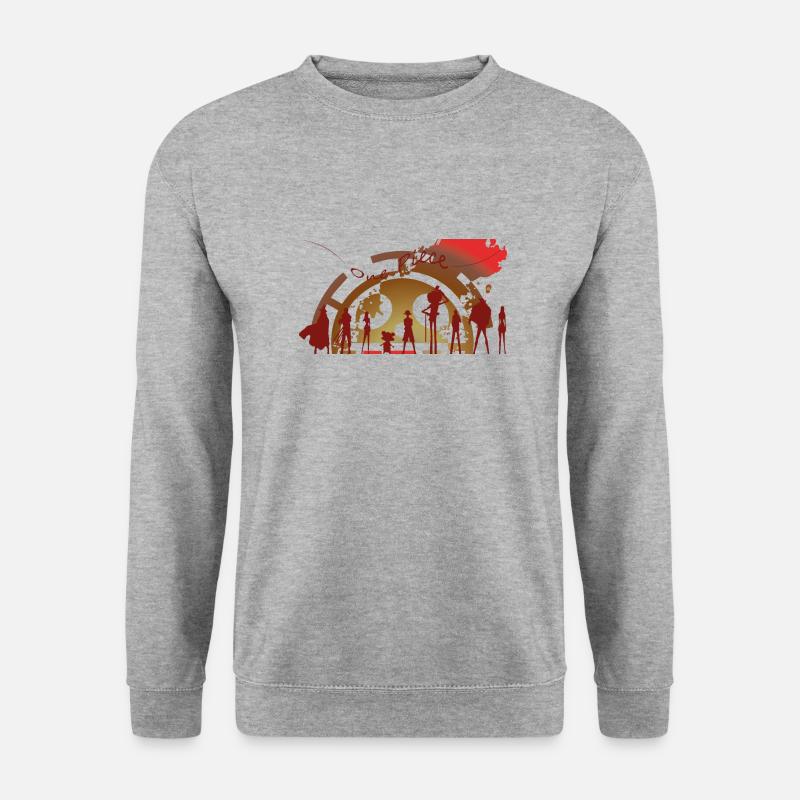 One Piece Logo - Unisex Sweatshirt - salt & pepper