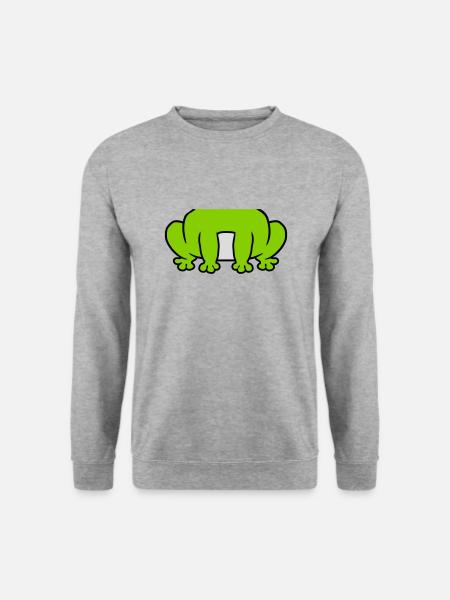 Costume small sitting frog - Unisex Sweatshirt - salt & pepper