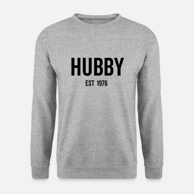 Ehemann Est 1976 - Unisex Pullover - Weißgrau meliert