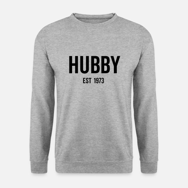 Hubby Est 1973 - Unisex Sweatshirt - salt & pepper