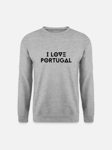 I LOVE PORTUGAL - Unisex Sweatshirt - salt & pepper