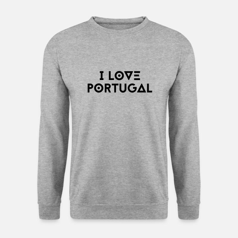 J’AIME LE PORTUGAL - Sweat-shirt Unisexe - gris chiné