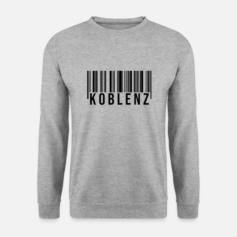 Koblenz Westerwald - Unisex Pullover - Weißgrau meliert