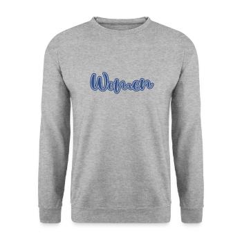 Women - Unisex Pullover - Weißgrau meliert - Vorne - Alina (178cm) & Michal (187cm)
