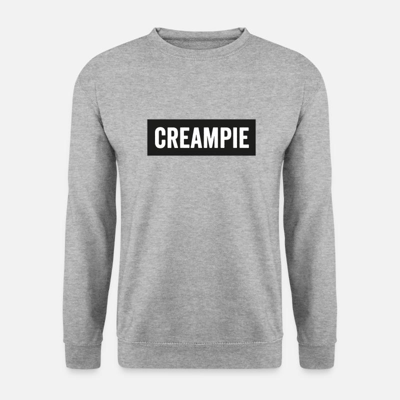 Creampie - Unisex Pullover - Weißgrau meliert
