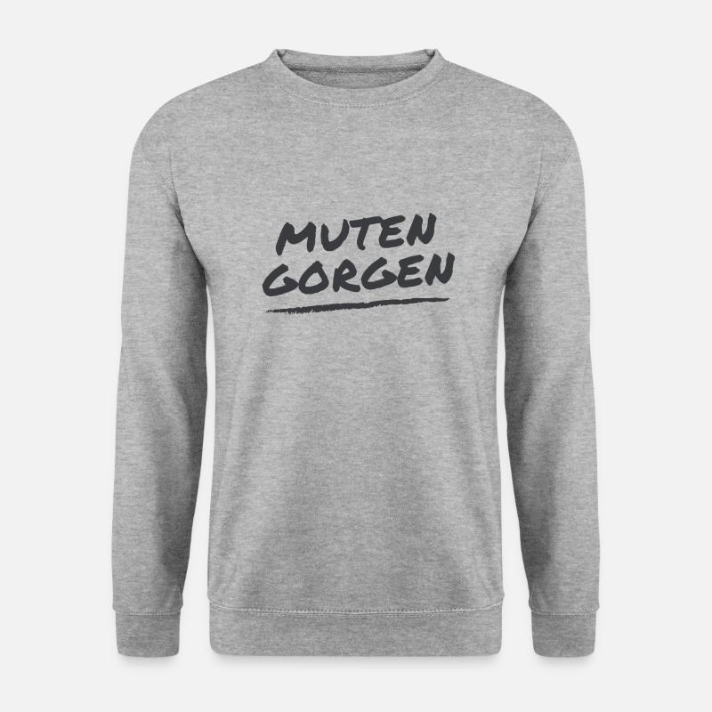 Muten Gorgen - Unisex Pullover - Weißgrau meliert