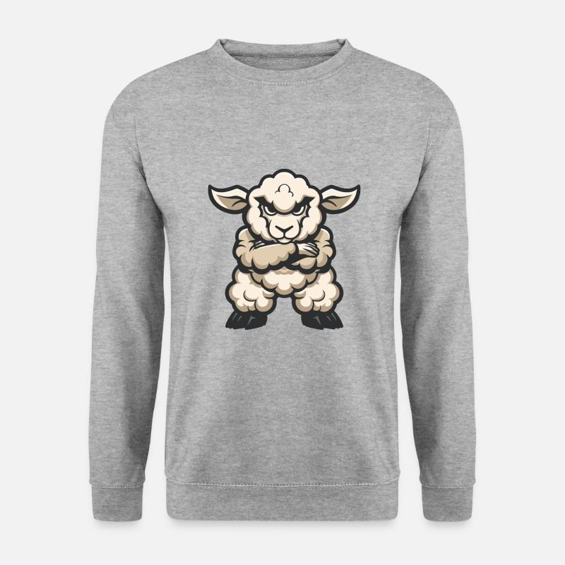 Sheep Comic - Unisex Sweatshirt - salt & pepper