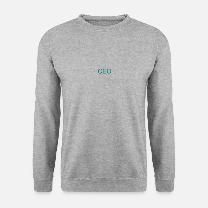 ceo - Unisex Pullover - Weißgrau meliert