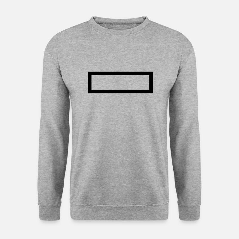 Rectangle - Unisex Sweatshirt - salt & pepper