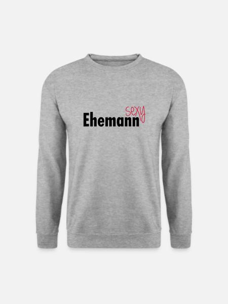 Sexy Ehemann - Unisex Pullover - Weißgrau meliert