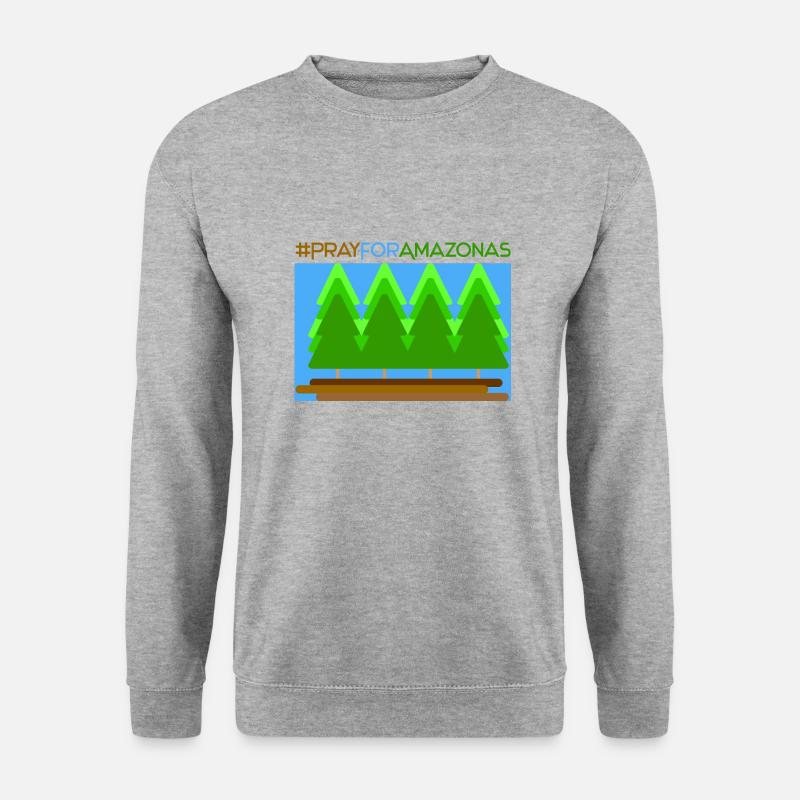 Priez pour Amazon 2.0 - Sweat-shirt Unisexe - gris chiné