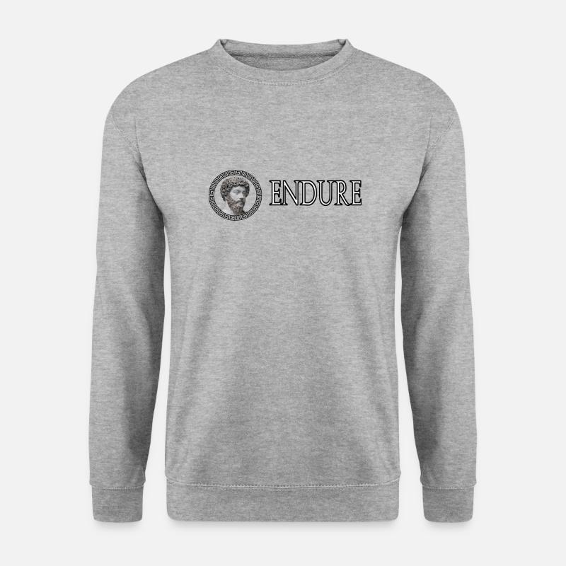 Marcus Aurelius - ENDURE - Unisex Sweatshirt - salt & pepper