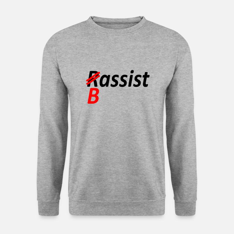 Bassist-Rechtschreibfehler Version 1-Satire - Unisex Pullover - Weißgrau meliert