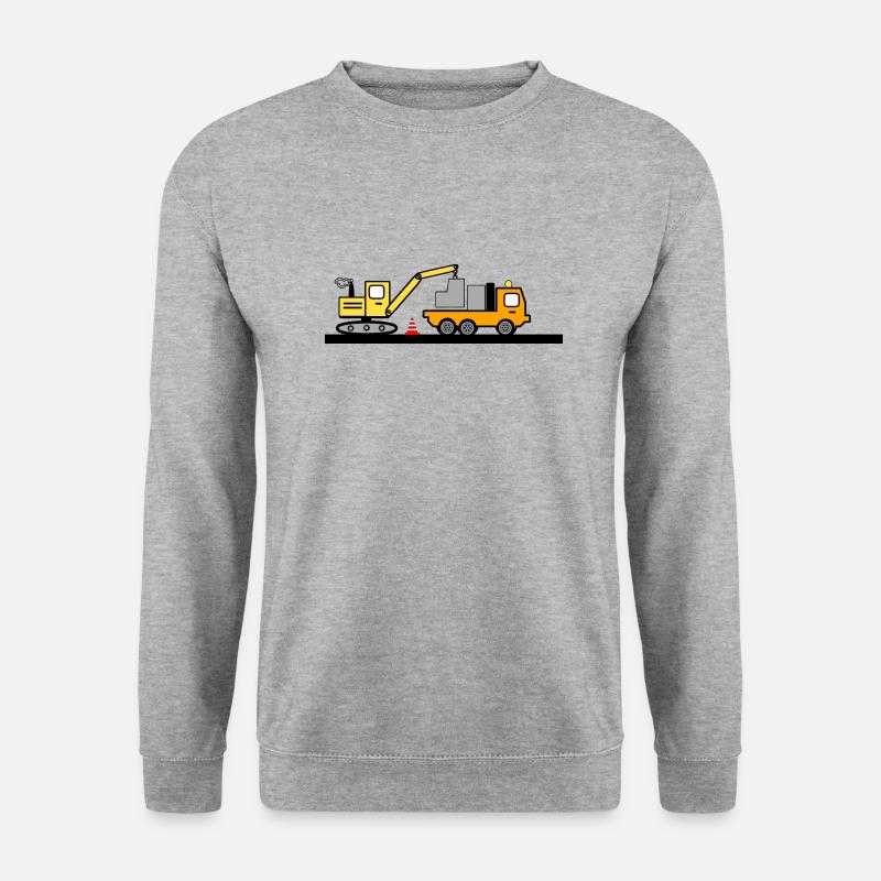 Excavator - Unisex Sweatshirt - salt & pepper