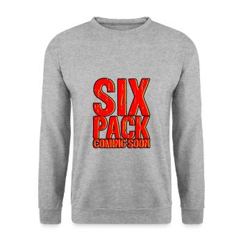 Six Pack à venir 17 - Sweat-shirt Unisexe - gris chiné - Devant - Alina (178cm) & Michal (187cm)