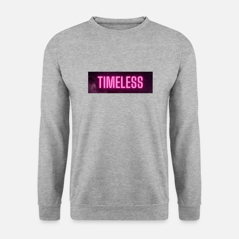 Timeless - Unisex Pullover - Weißgrau meliert