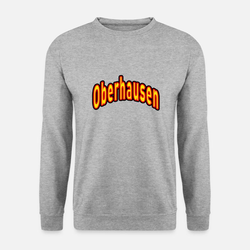 Oberhausen - Unisex Pullover - Weißgrau meliert