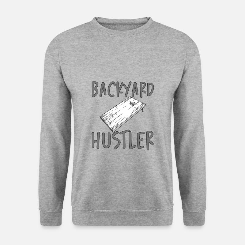 Backyard Hustler 3 - Unisex Pullover - Weißgrau meliert