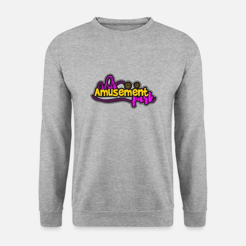 VERGNÜGUNGSPARK 2 - Unisex Pullover - Weißgrau meliert
