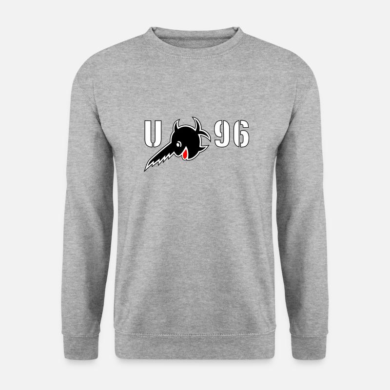 Uboot Sägefisch - Unisex Pullover - Weißgrau meliert