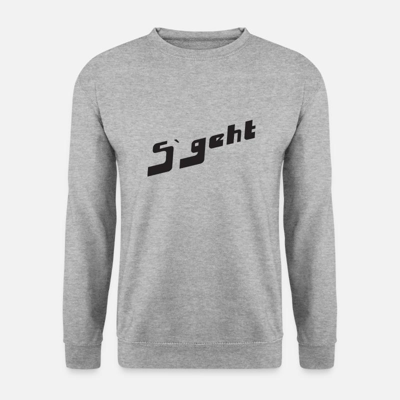 Geht - Unisex Pullover - Weißgrau meliert