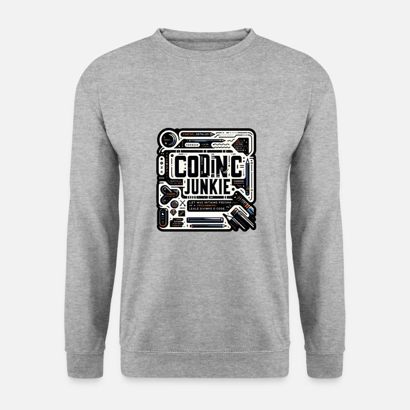 Coding Junkie 11 - Unisex Sweatshirt - salt & pepper