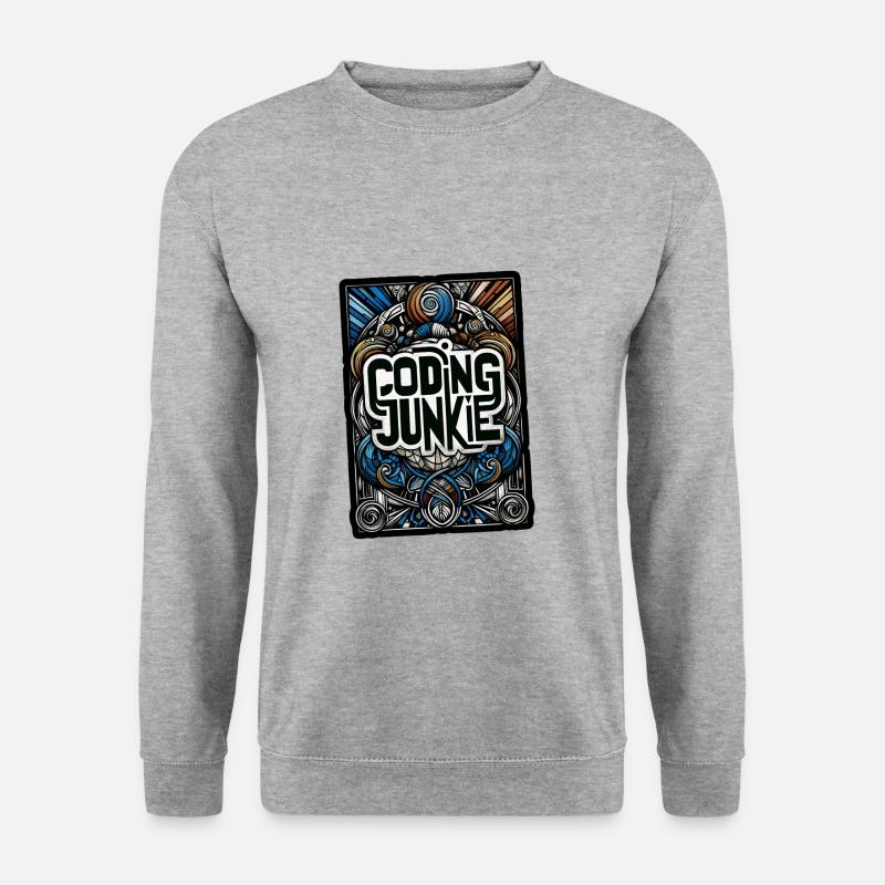 Accro au codage 14 - Sweat-shirt Unisexe - gris chiné