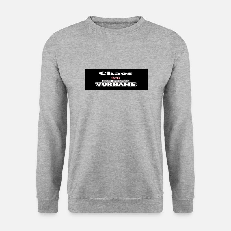 Chaos - Unisex Pullover - Weißgrau meliert
