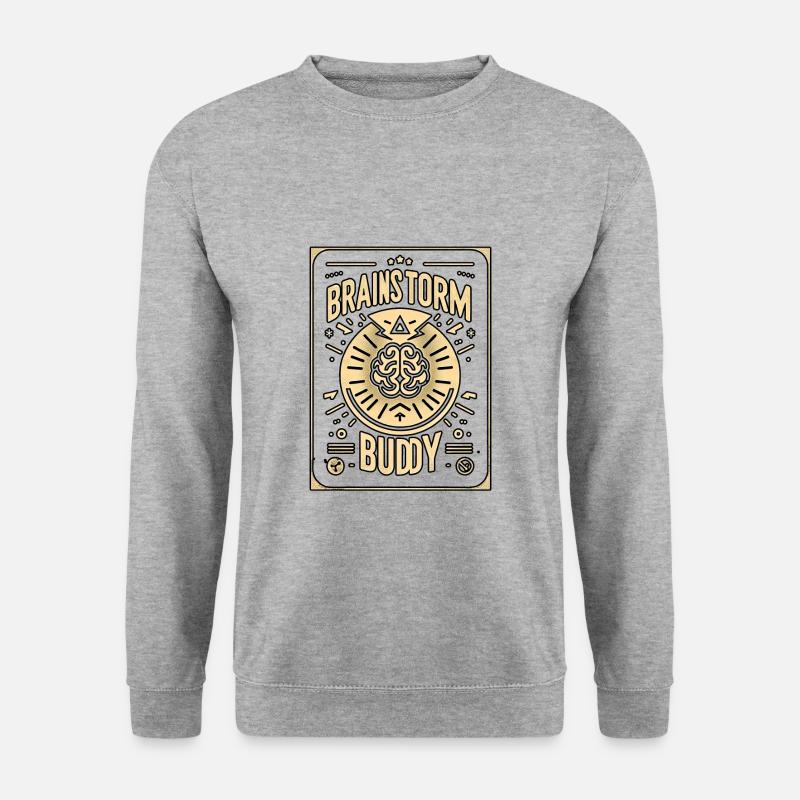 Brainstorm Buddy 6 - Unisex Sweatshirt - salt & pepper