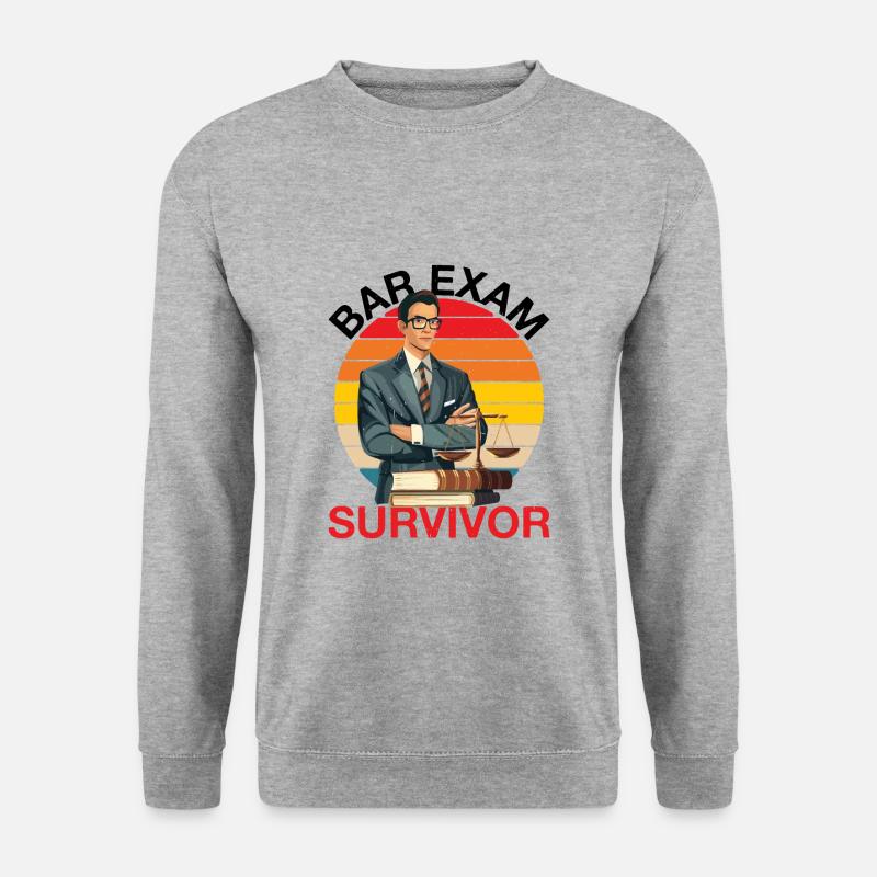 Bar Exam Survivor 6 - Unisex Sweatshirt - salt & pepper