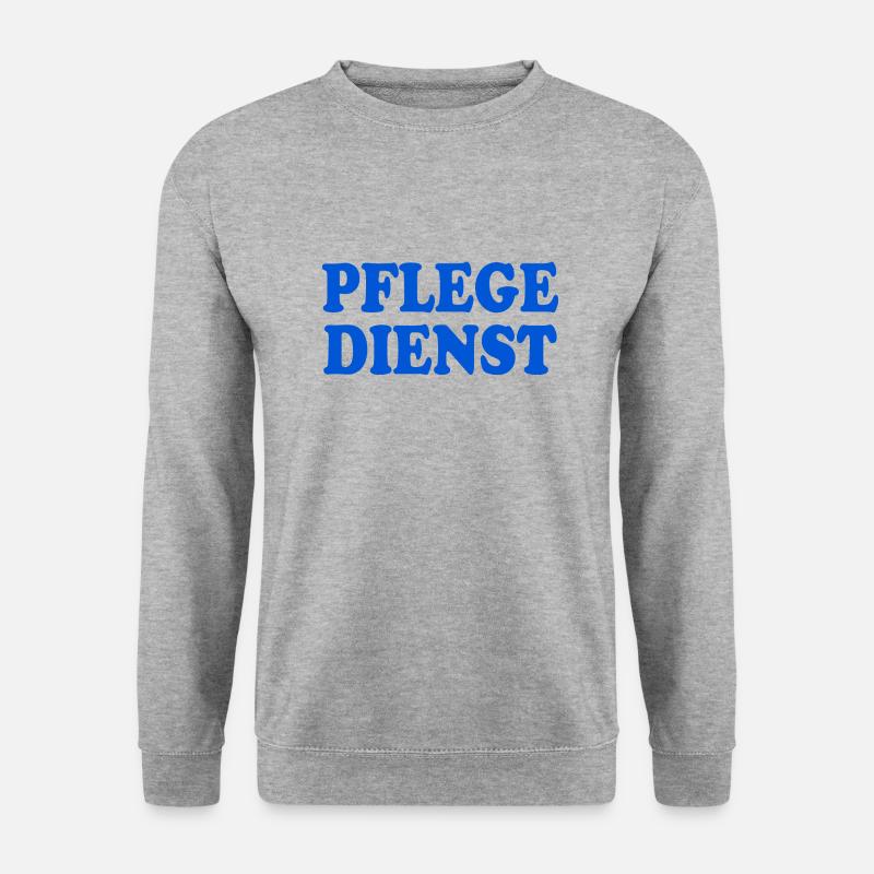 pflegedienst - Unisex Pullover - Weißgrau meliert