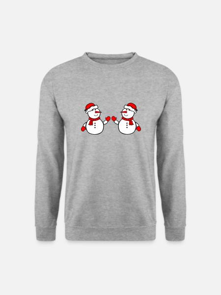 Snowman 2 - Unisex Sweatshirt - salt & pepper