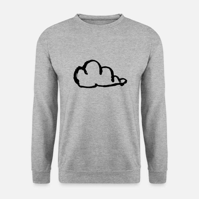 wolke - Unisex Pullover - Weißgrau meliert