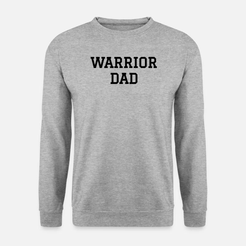 Warrior dad - Unisex Sweatshirt - salt & pepper