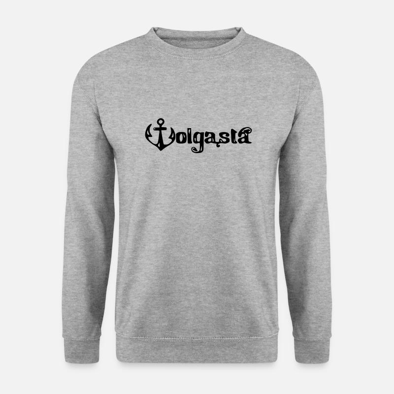wolgastä - Unisex Pullover - Weißgrau meliert