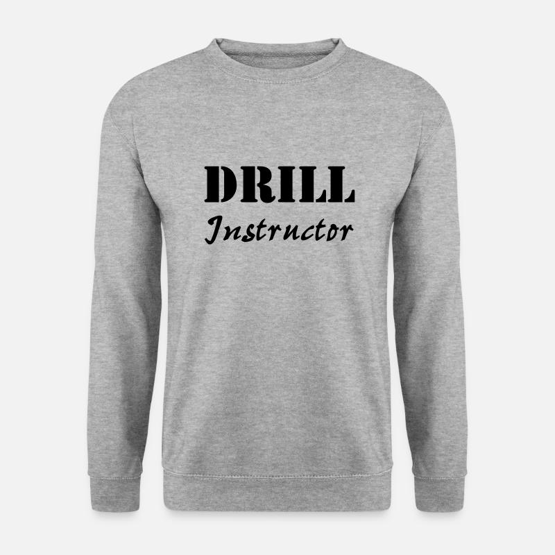 Drill Instructor - Sweat-shirt Unisexe - gris chiné