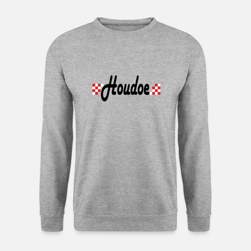 AVM Brabant Houdoe - Unisex Pullover - Weißgrau meliert